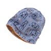 People_Wear_Organic Wende-Beanie Grizzly-Bär/Fell in rauchblau