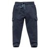 People_Wear_Organic Sweat-Hose in nachtblau mit Eingriffstaschen