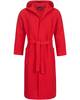 Morgenstern Waffelpikee-Bademantel rot