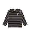 Steiff Langarmshirt in Navyblau gestreift